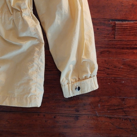 Talbots Petites Yellow Windbreaker Sz P - Picture 7 of 11
